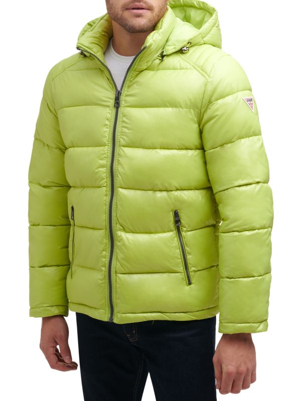 Мужская Куртка GUESS Quilted Zip Up Puffer Jacket GUESS