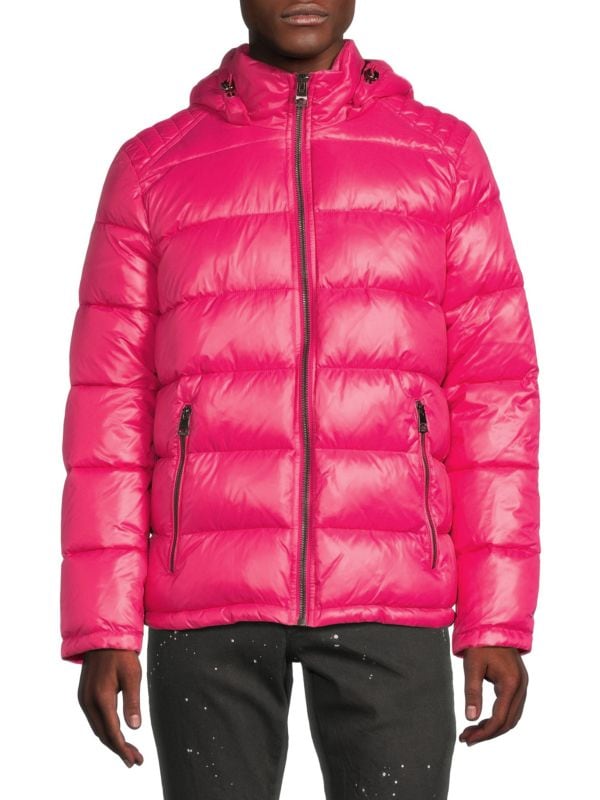 Мужская Куртка GUESS Quilted Zip Up Puffer Jacket GUESS