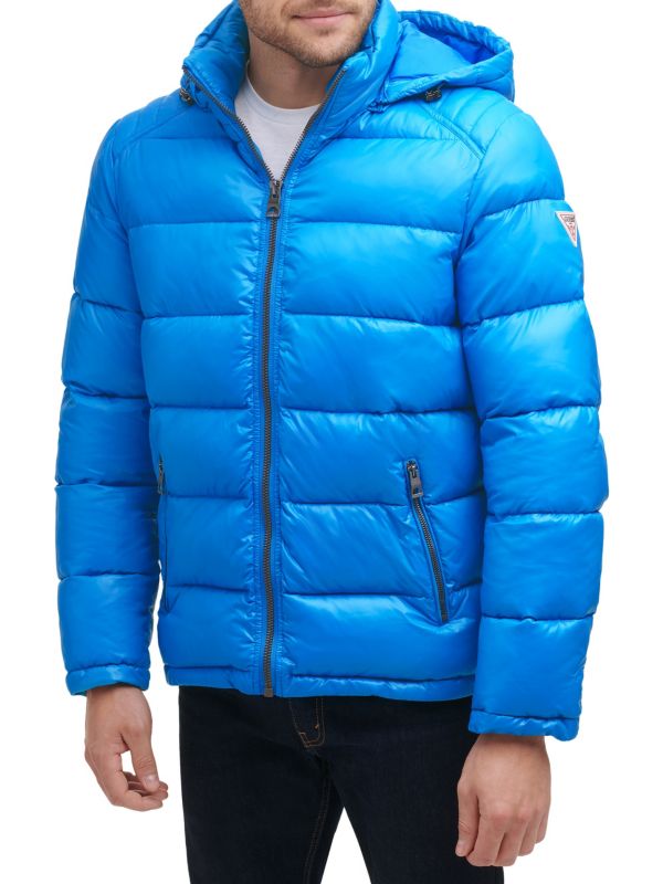 Мужская Куртка GUESS Quilted Zip Up Puffer Jacket GUESS