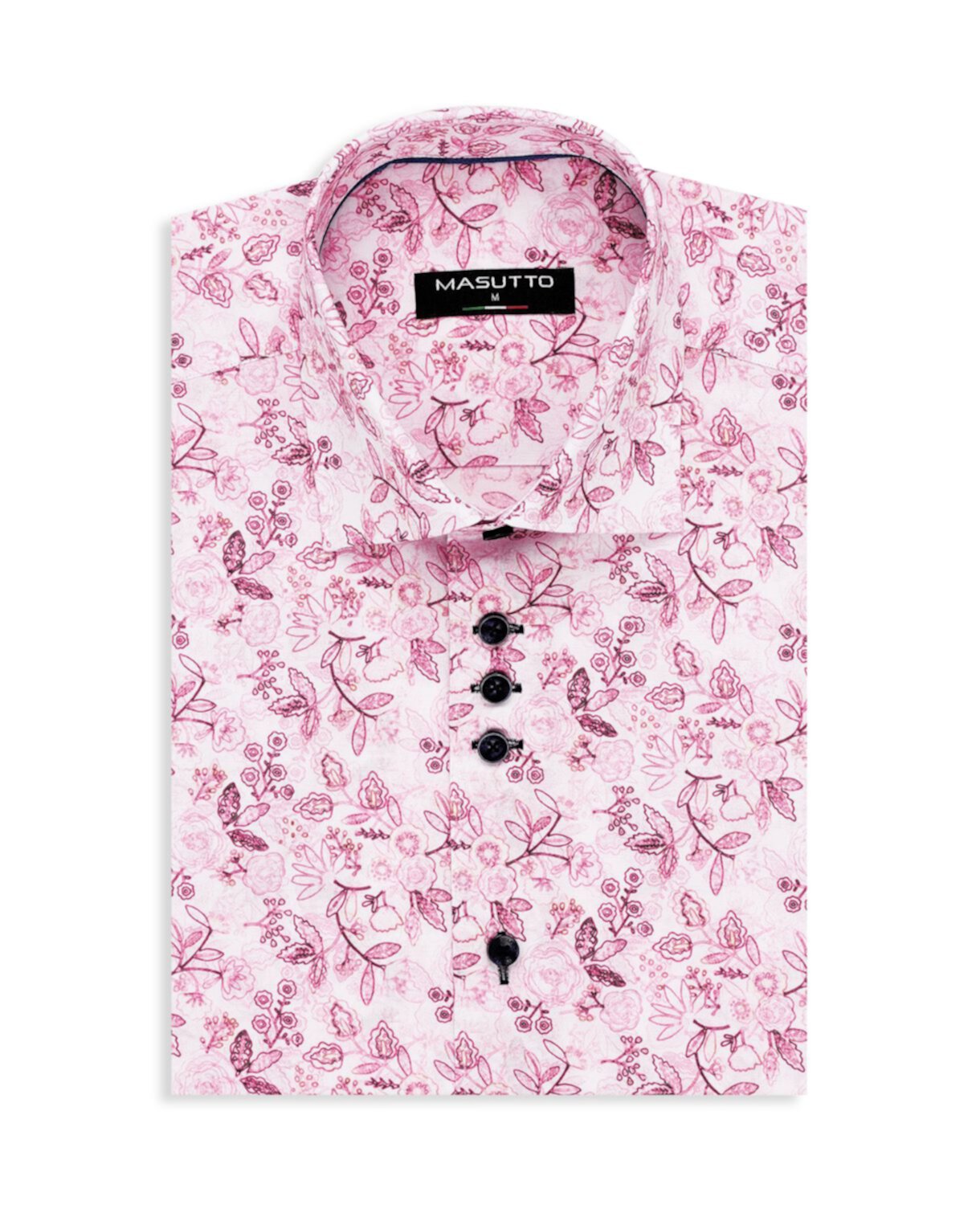 Классическая классическая рубашка Zico с цветочным принтом Masutto