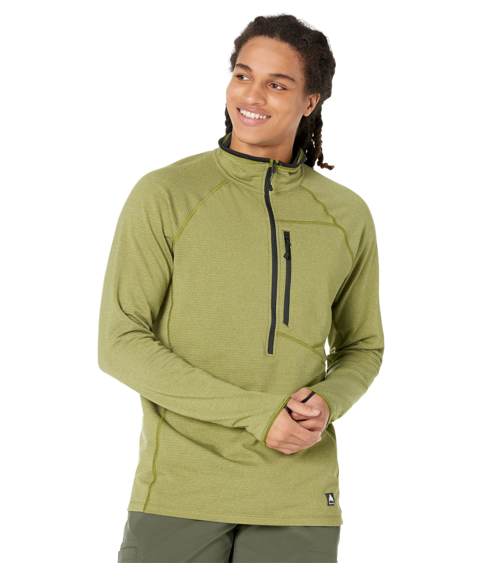 Stockrun Grid 1/2 Zip Fleece Burton