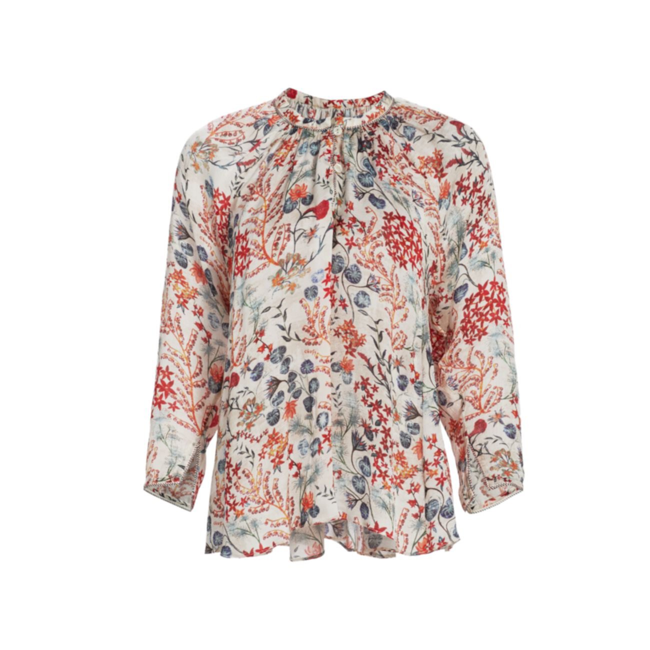 Свободная блузка с цветочным принтом Leone Chufy