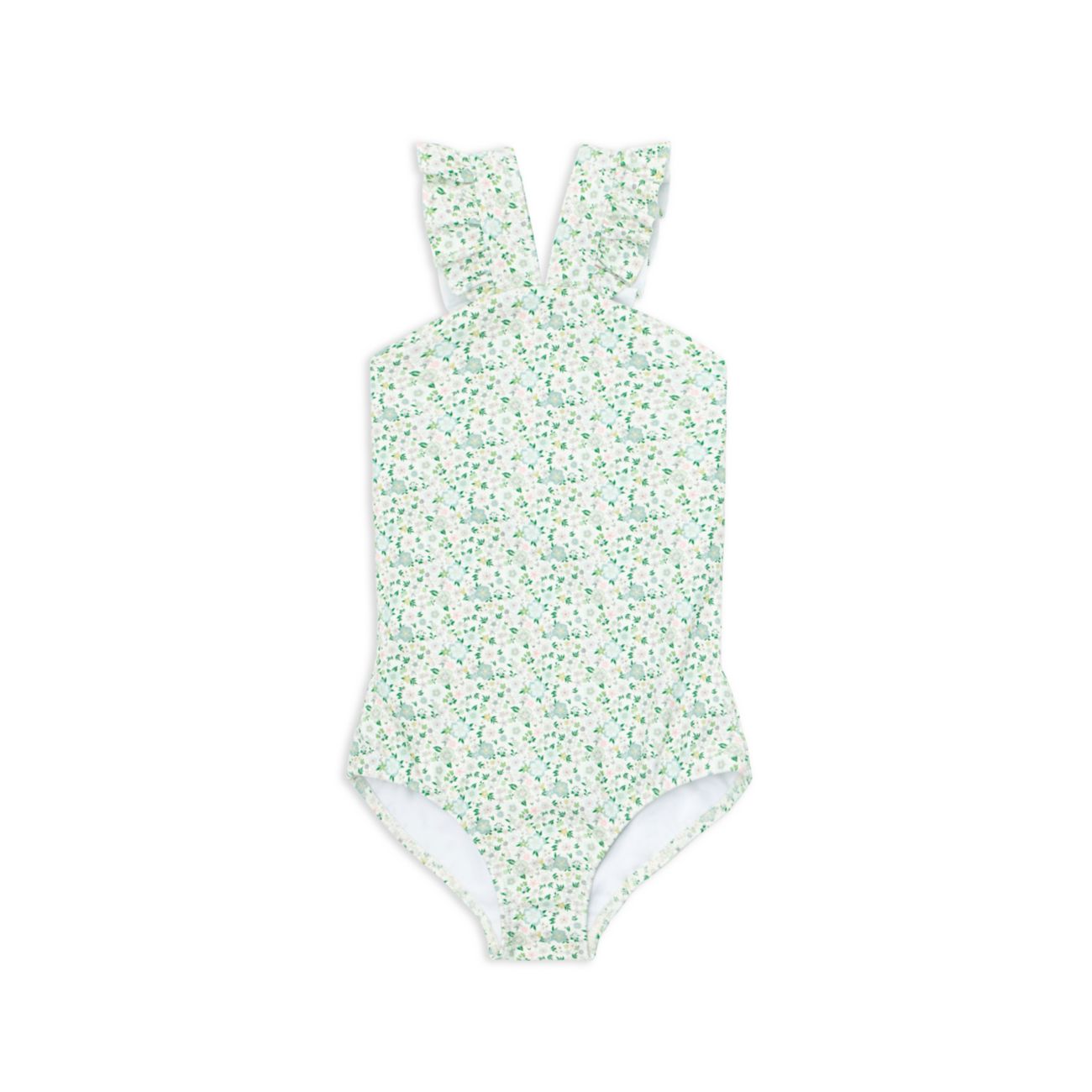 Baby's, Little Girl's &amp; Girl's Sea Marsh Floral One-Piece Swimsuit Minnow Swim