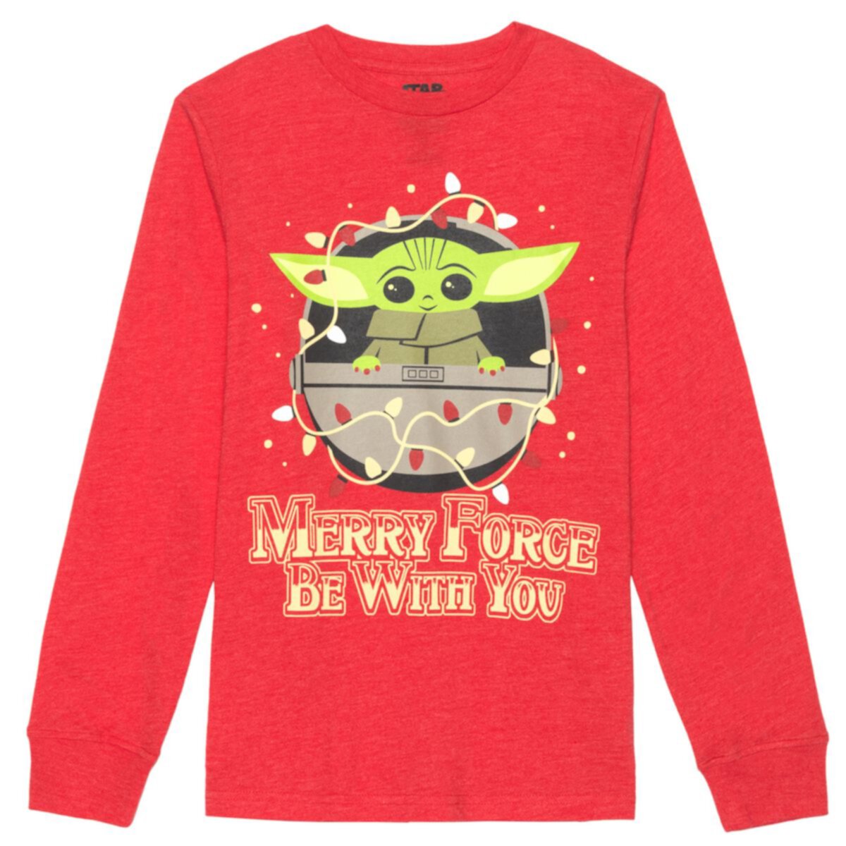 Рождественская футболка с рисунком «Малышка Йода» для мальчиков 8–20 лет Celebrate Togehter™ Star Wars Baby Yoda Celebrate Together