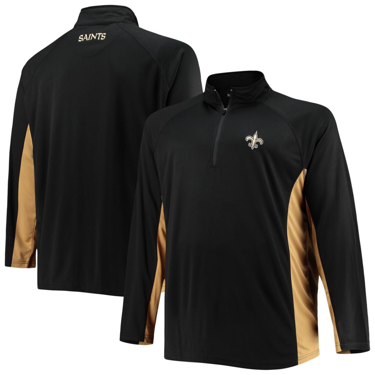 Мужская Куртка Fanatics Branded New Orleans Saints Полиестер Четверть-Молния Fanatics