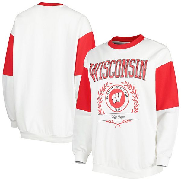 Белое худи Gameday Couture с надписью Wisconsin Badgers из смесового материала, 60% хлопок Gameday Couture