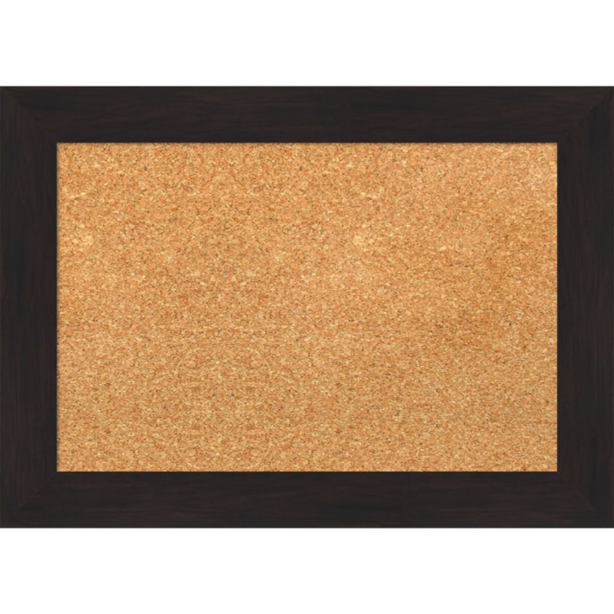 Amanti Art Furniture Espresso Narrow Framed Cork Board Wall Decor Amanti Art