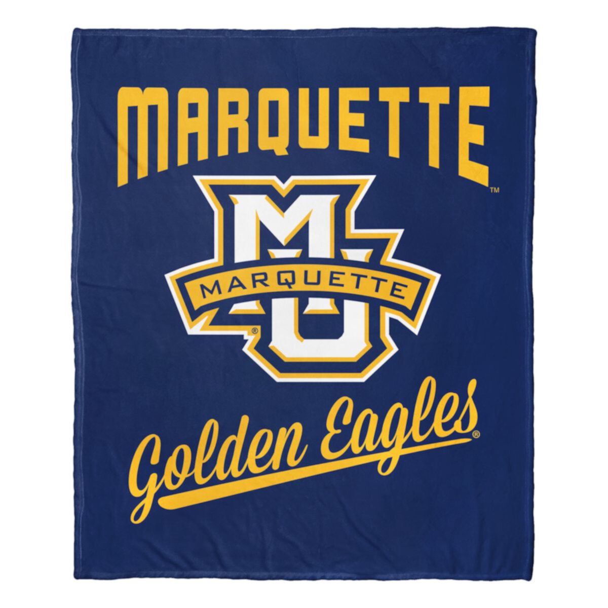 The Northwest Marquette Golden Eagles Alumni Silk-Touch Throw Blanket The Northwest