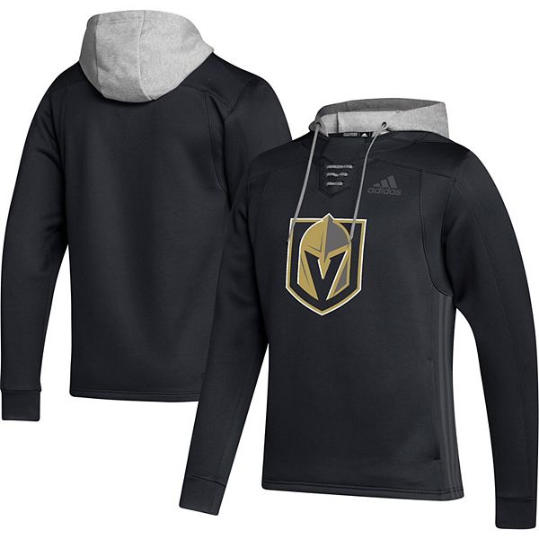 Мужская Футболка adidas Black Vegas Golden Knights Skate Lace Primeblue Team Unbranded