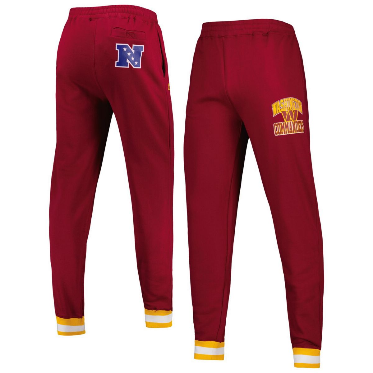 Мужские флисовые спортивные брюки Washington Commanders начального цвета бордового цвета Blitz Starter