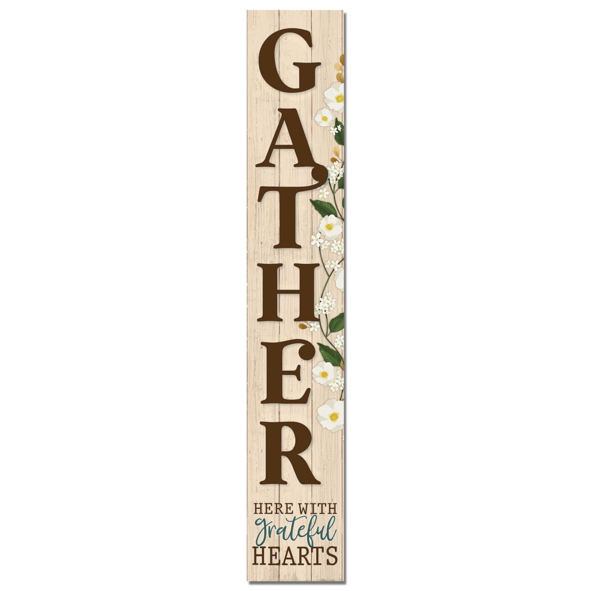 Настенный декор Gather Here Grateful Hearts, влагостойкий, 118 см Artisan Signworks