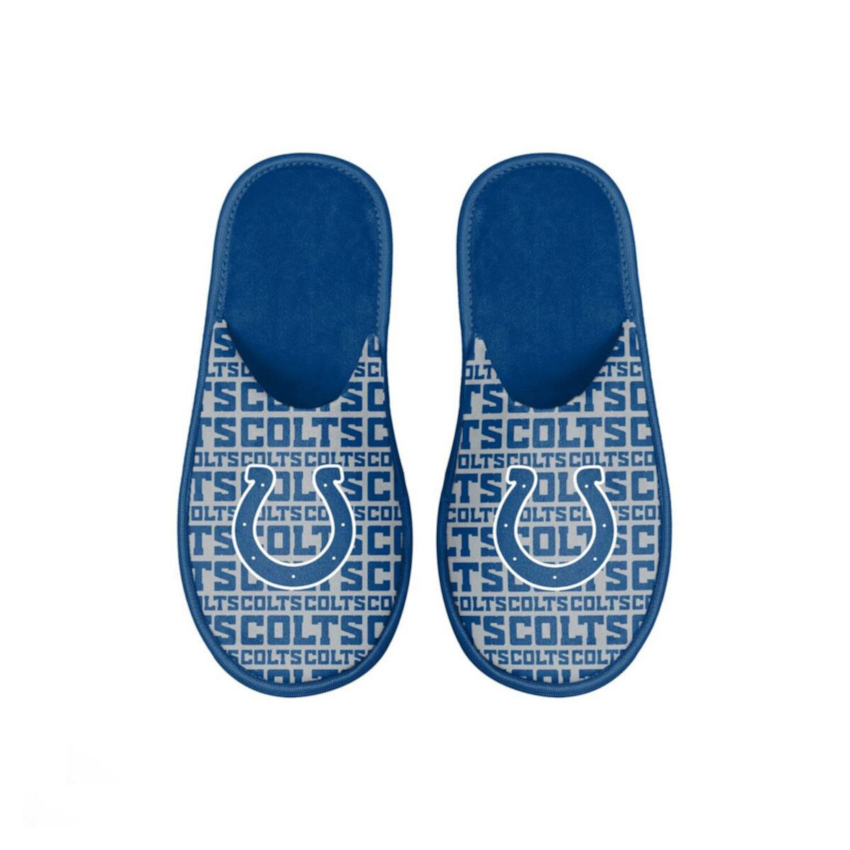 Детские тапочки FOCO Indianapolis Colts Scuff Wordmark Unbranded