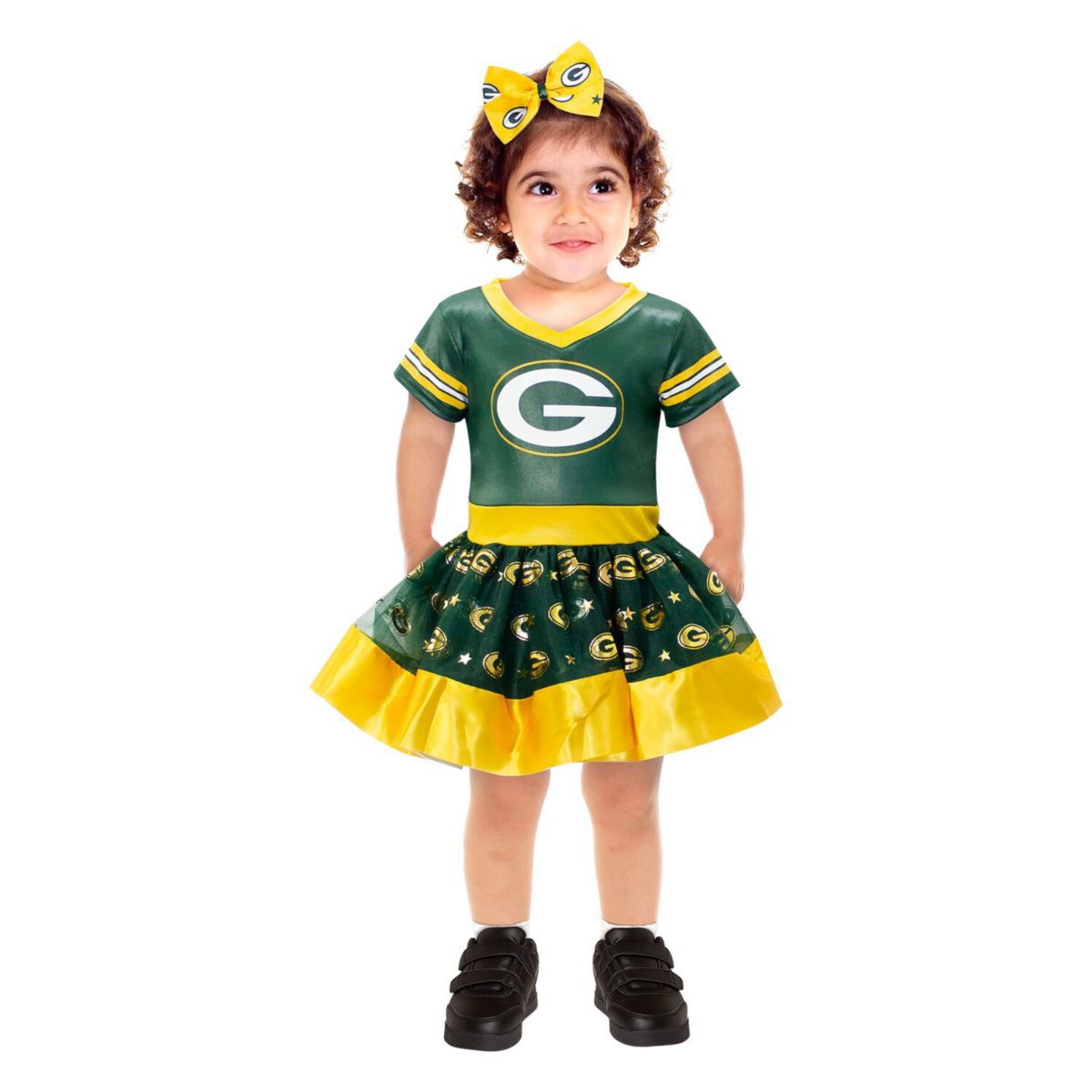 Детское Повседневное Платье Green Bay Packers Tutu Unbranded