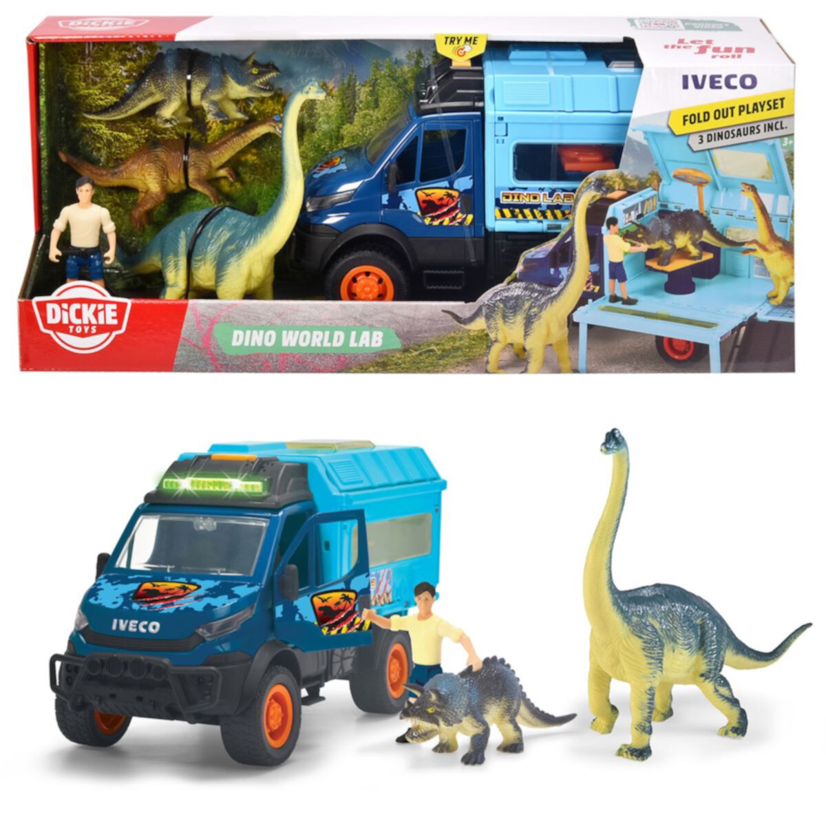 Dickie Toys: Lights & Sounds Dino World Lab Dickie Toys