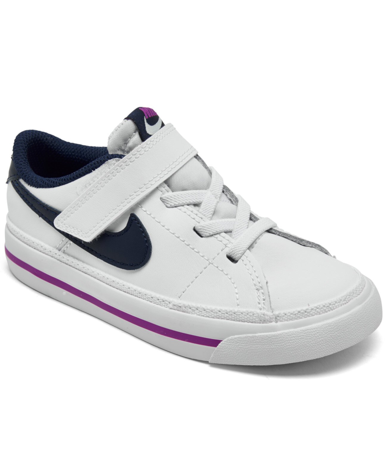 Повседневные кроссовки с закрытой застежкой для малышей для девочек Court Legacy от Finish Line Nike