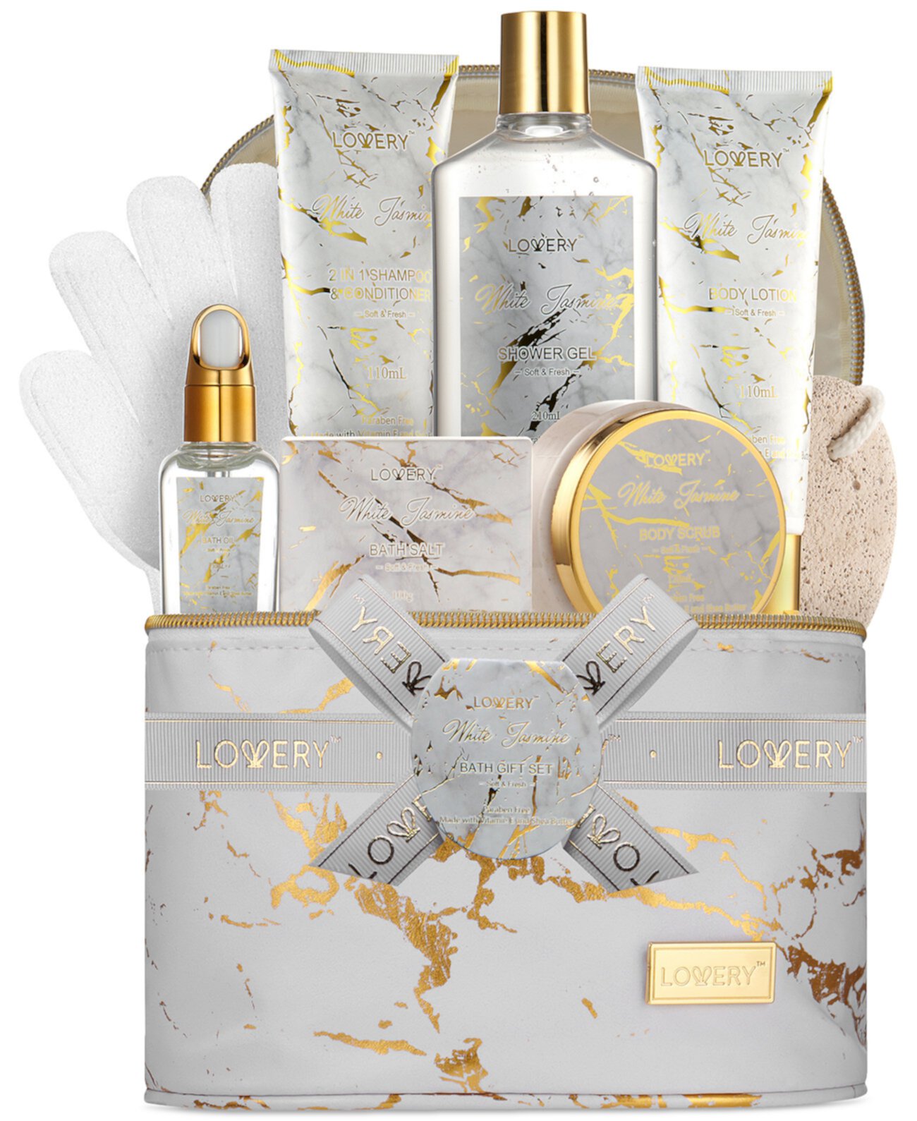 8-Pc. White Jasmine Body Care Gift Set Lovery