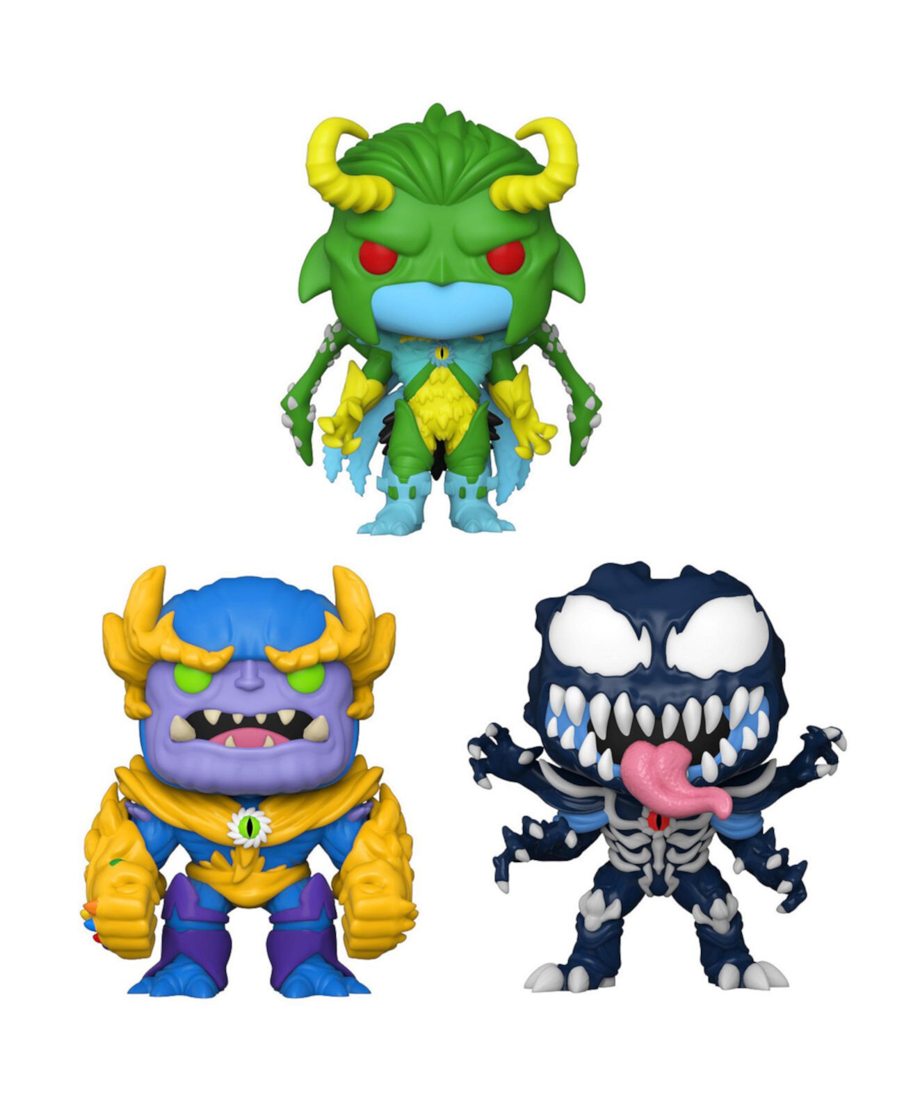 Коллекционный набор из 3 фигурок Pop Marvel Mech Strike Monster Hunters Funko