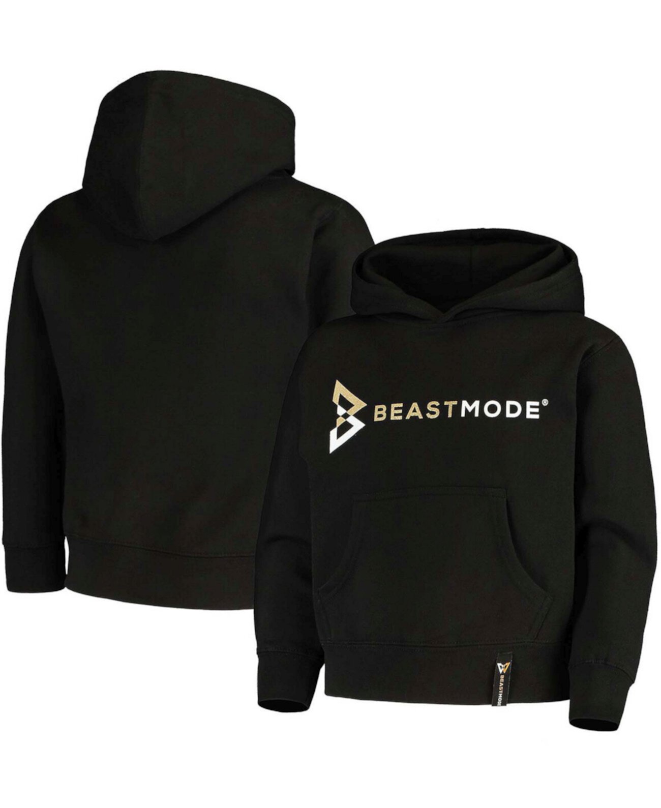 Youth Black Basic Pullover Hoodie Beast Mode