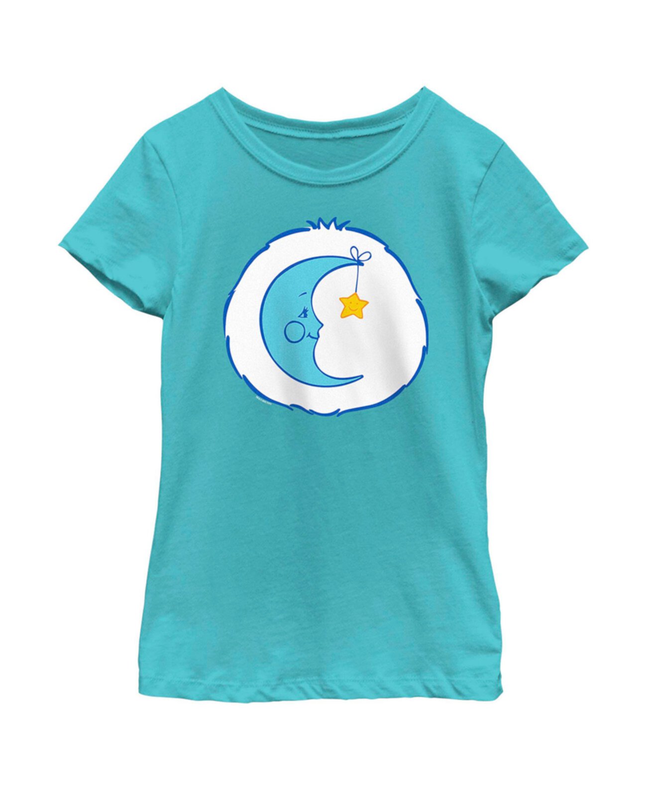 Костюм медведя и луны для сна для девочек, детская футболка Care Bears