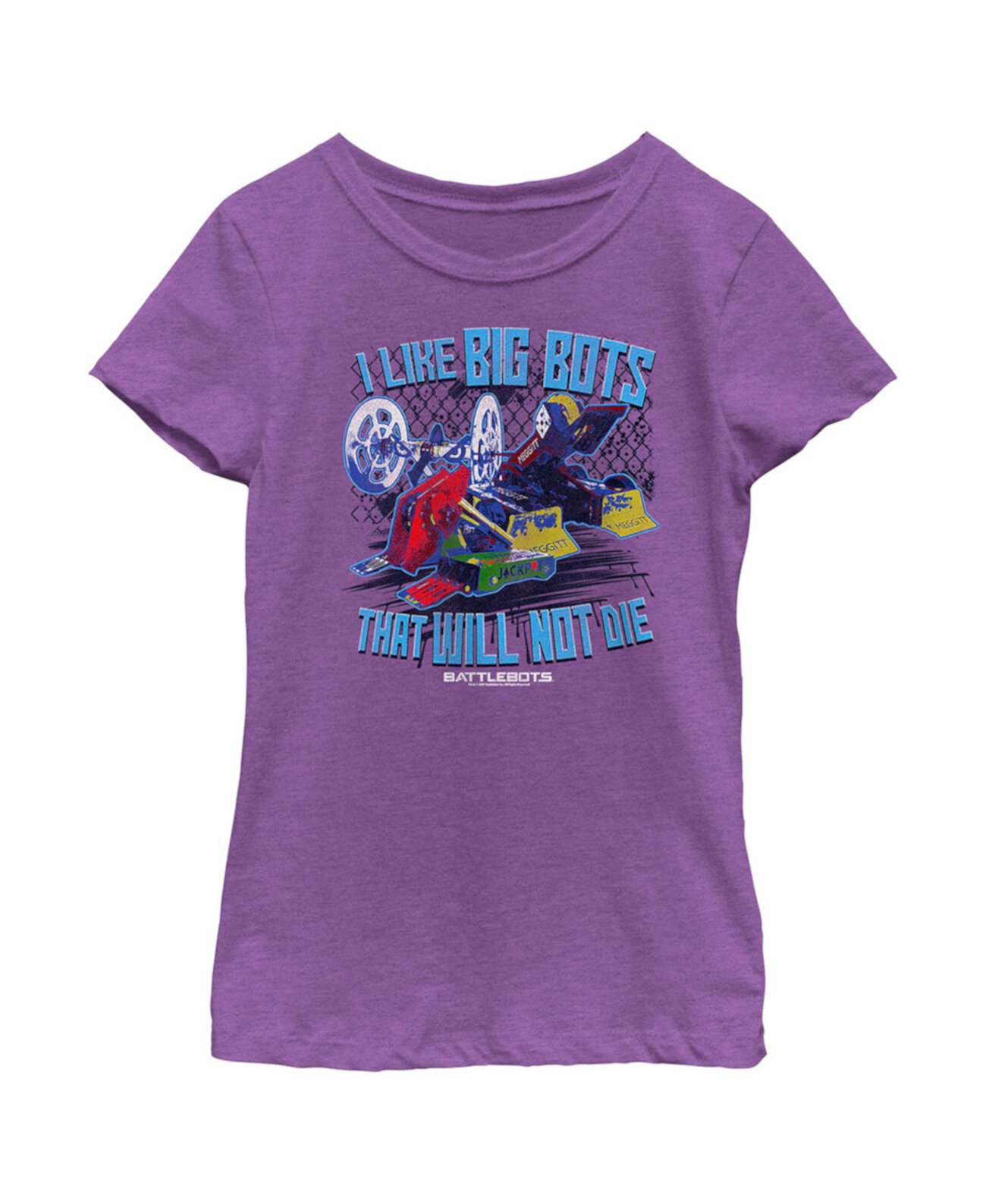 Girl's I Like Big Bots that Will Not Die  Child T-Shirt Battlebots