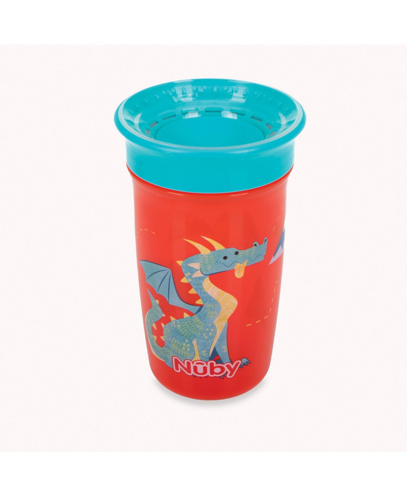 Чудо-чашка Easy Sip Grip на 360 градусов, 10 унций, красный, дракон NUBY
