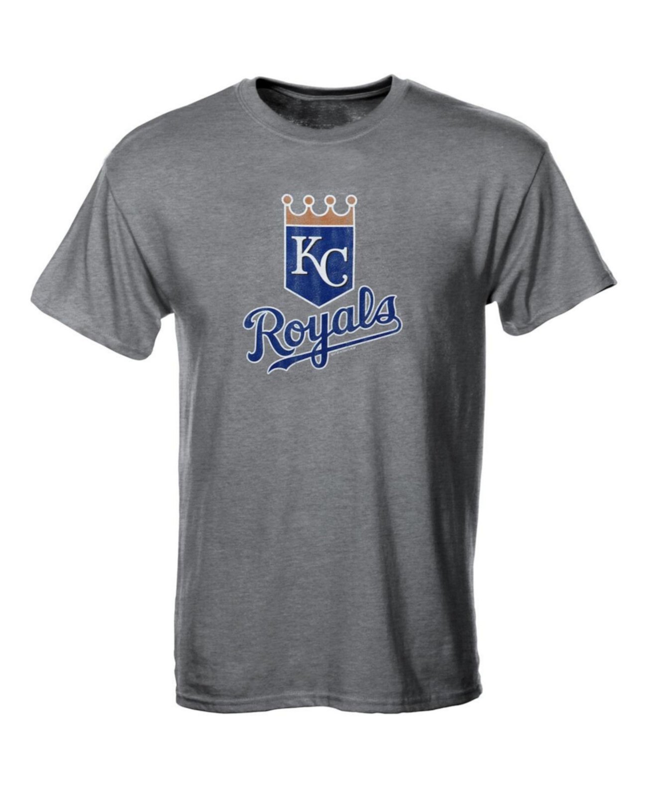 Футболка Для Мальчиков Soft As A Grape Kansas City Royals Distressed Logo - Серая Soft As A Grape