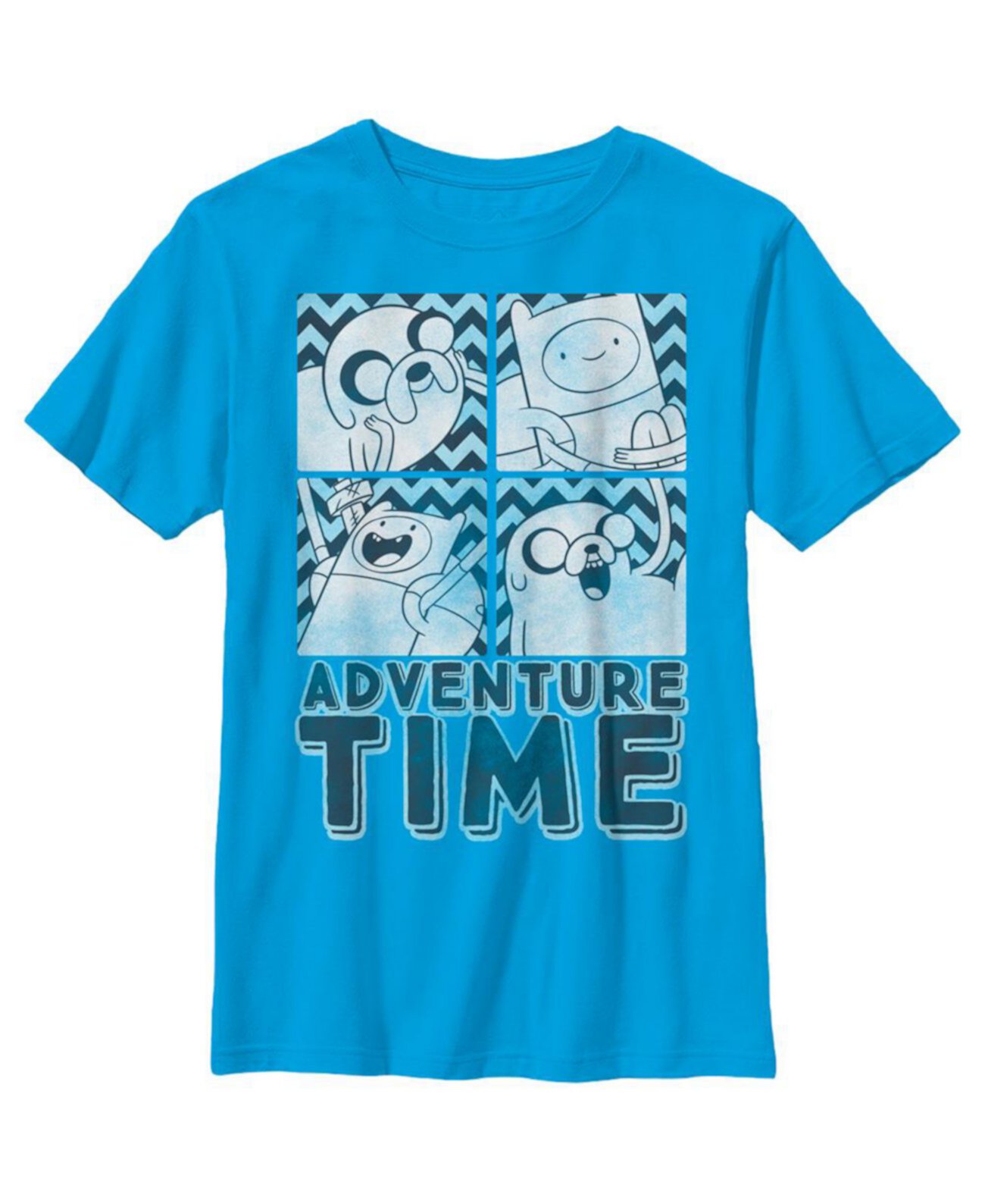 Детская футболка «Финн и Джейк Бокс» «Время приключений» для мальчиков Cartoon Network