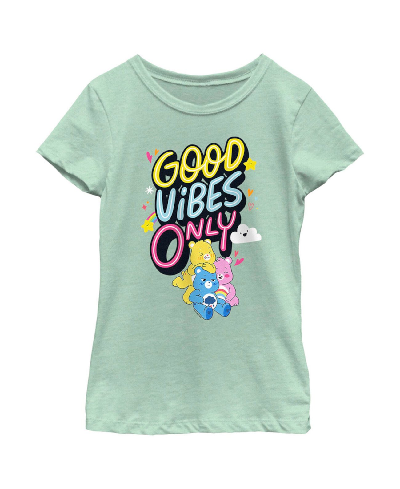 Детская футболка Good Vibes Only для девочек Care Bears