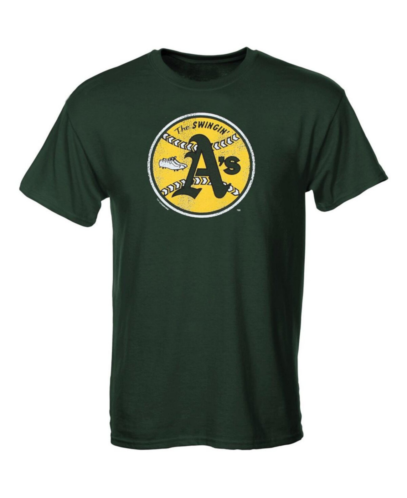 Футболка Soft As A Grape для мальчиков Oakland Athletics Cooperstown - зеленая Soft As A Grape