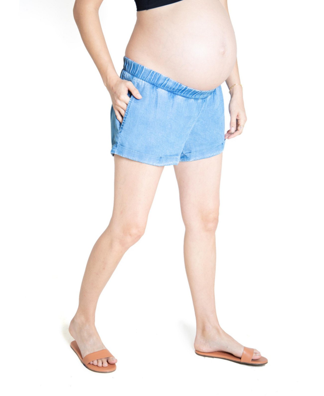 Женские шорты с эластичной резинкой на талии для беременных Ingrid + Isabel