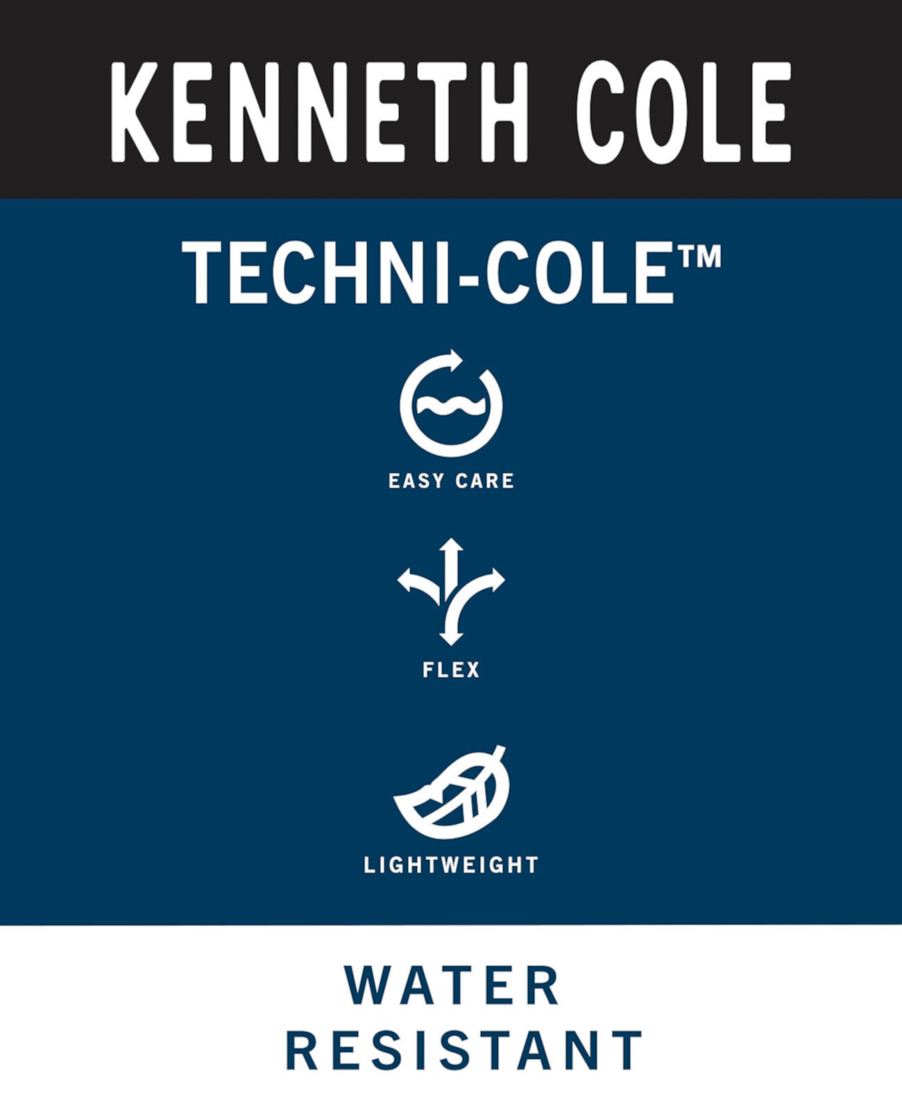 Мужская однотонная рубашка стрейч на пуговицах в четырех направлениях Kenneth Cole