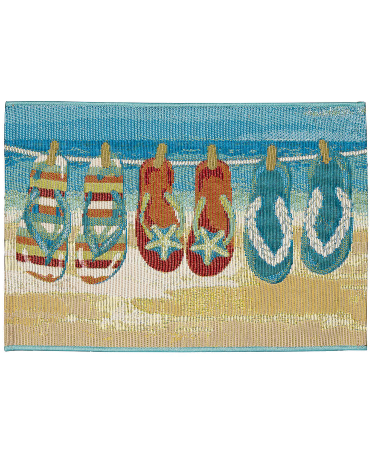 Ковер Esencia Flip Flops Forever 2 фута 5 дюймов x 3 фута 11 дюймов Liora Manne