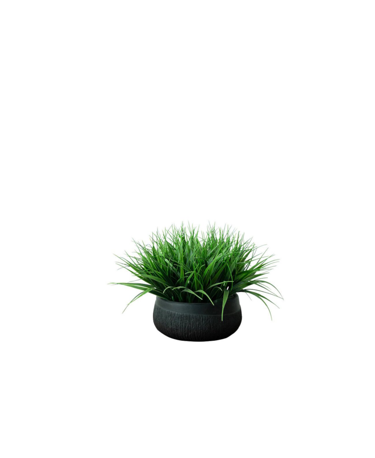 Desktop Artificial Grass Bowl in Decorative Pot Nature's Elements