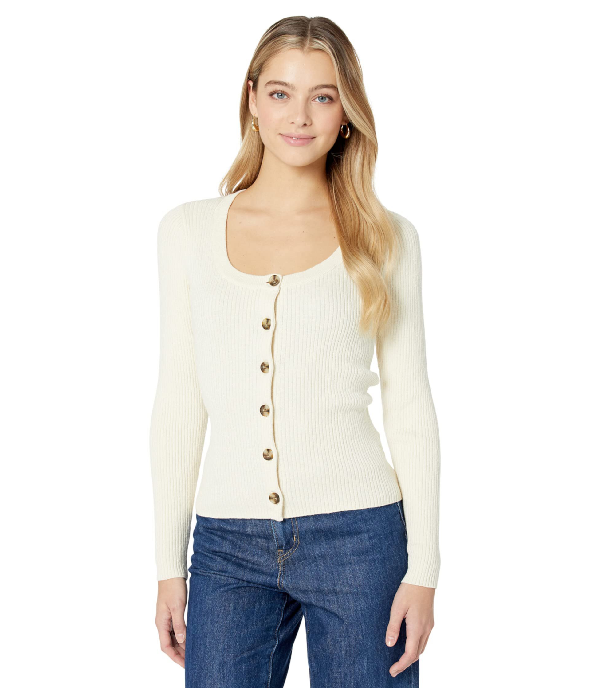 Scoopneck Cardigan Sweater Madewell