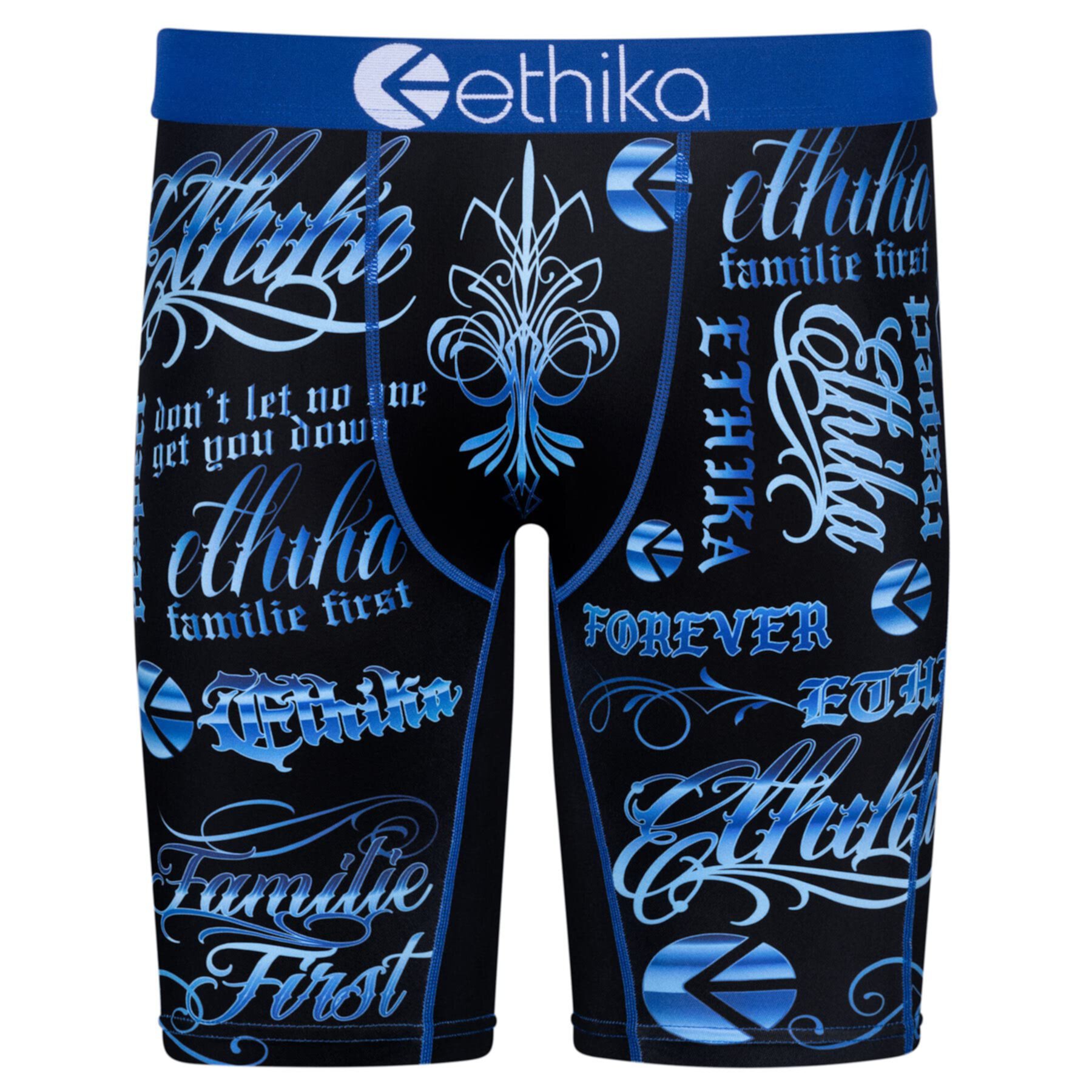 Трусы ethika Rescripted с необычным принтом и комфортной посадкой, 90% полиэстер, 10% спандекс Ethika