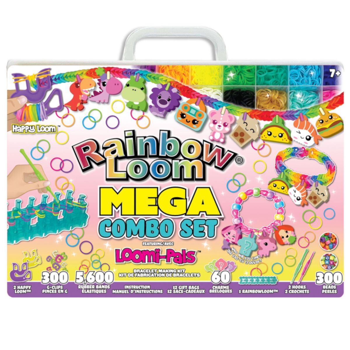 Мега комбинированный набор для изготовления браслетов Rainbow Loom Loomi-Pals Rainbow Loom