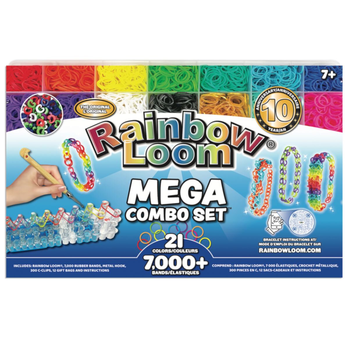 Набор для изготовления браслетов Rainbow Loom MEGA Combo Rainbow Loom