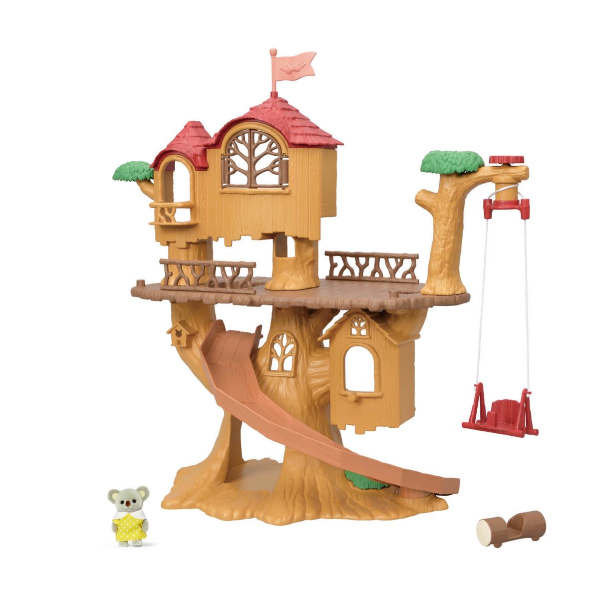 Calico Critters Adventure Treehouse Подарочный набор Кукольный игровой набор с фигуркой и аксессуарами Calico Critters