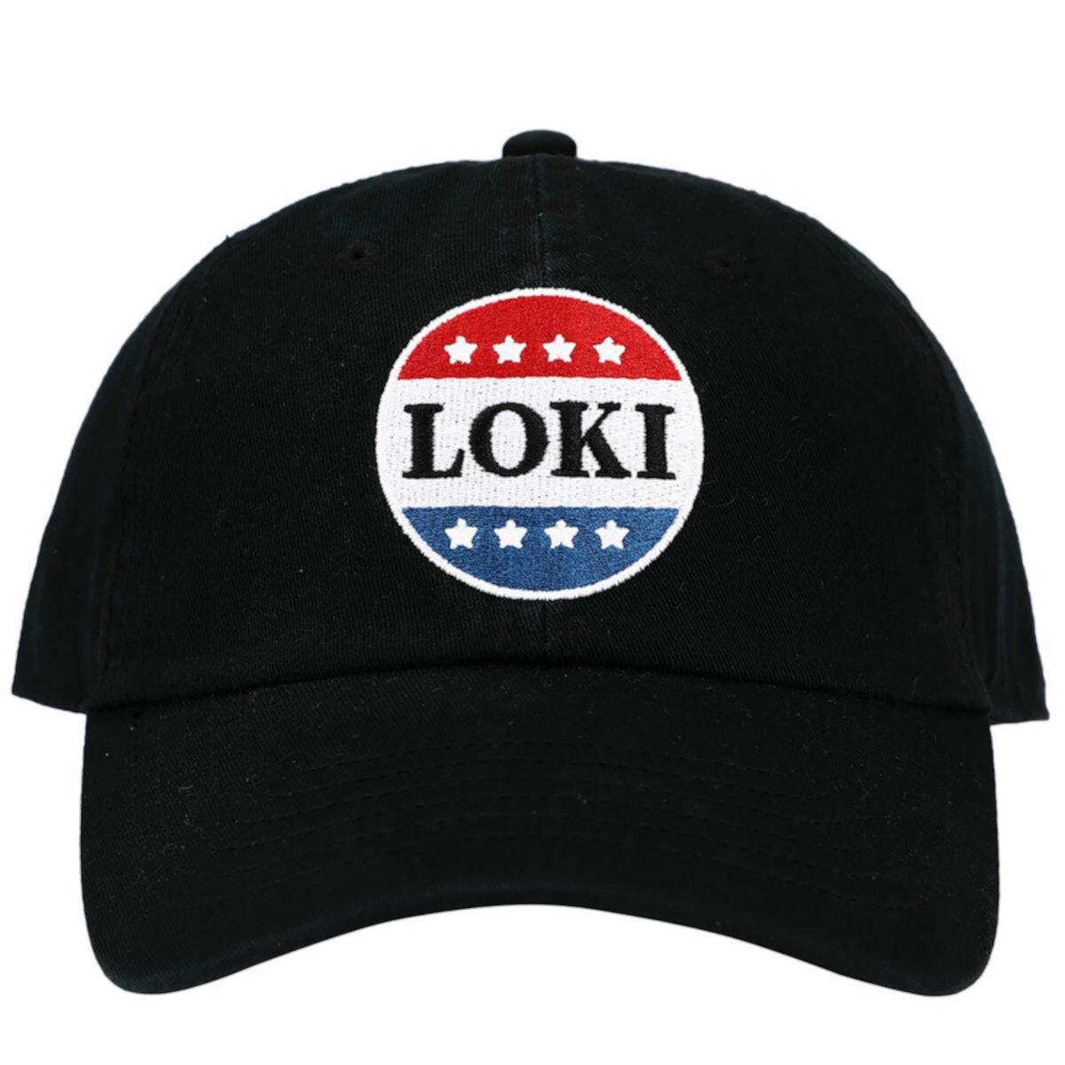 Мужская красно-бело-синяя кепка Loki с пуговицами Licensed Character