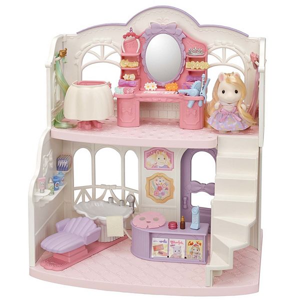 Кукольный домик Calico Critters Студия стильных причесок с фигуркой и аксессуарами Calico Critters