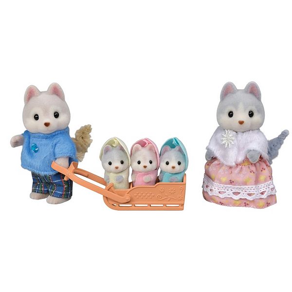 Кукла Calico Critters Семья Хаски Набор из 5 фигурок Calico Critters