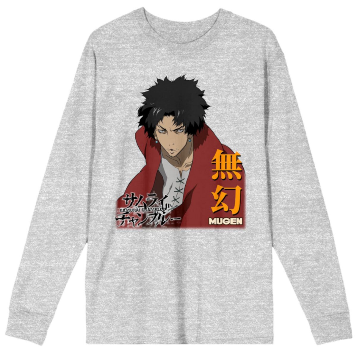 Мужская футболка <b>Samurai</b> <b>Champloo</b> Mugen с длинным рукавом Licensed Characte...