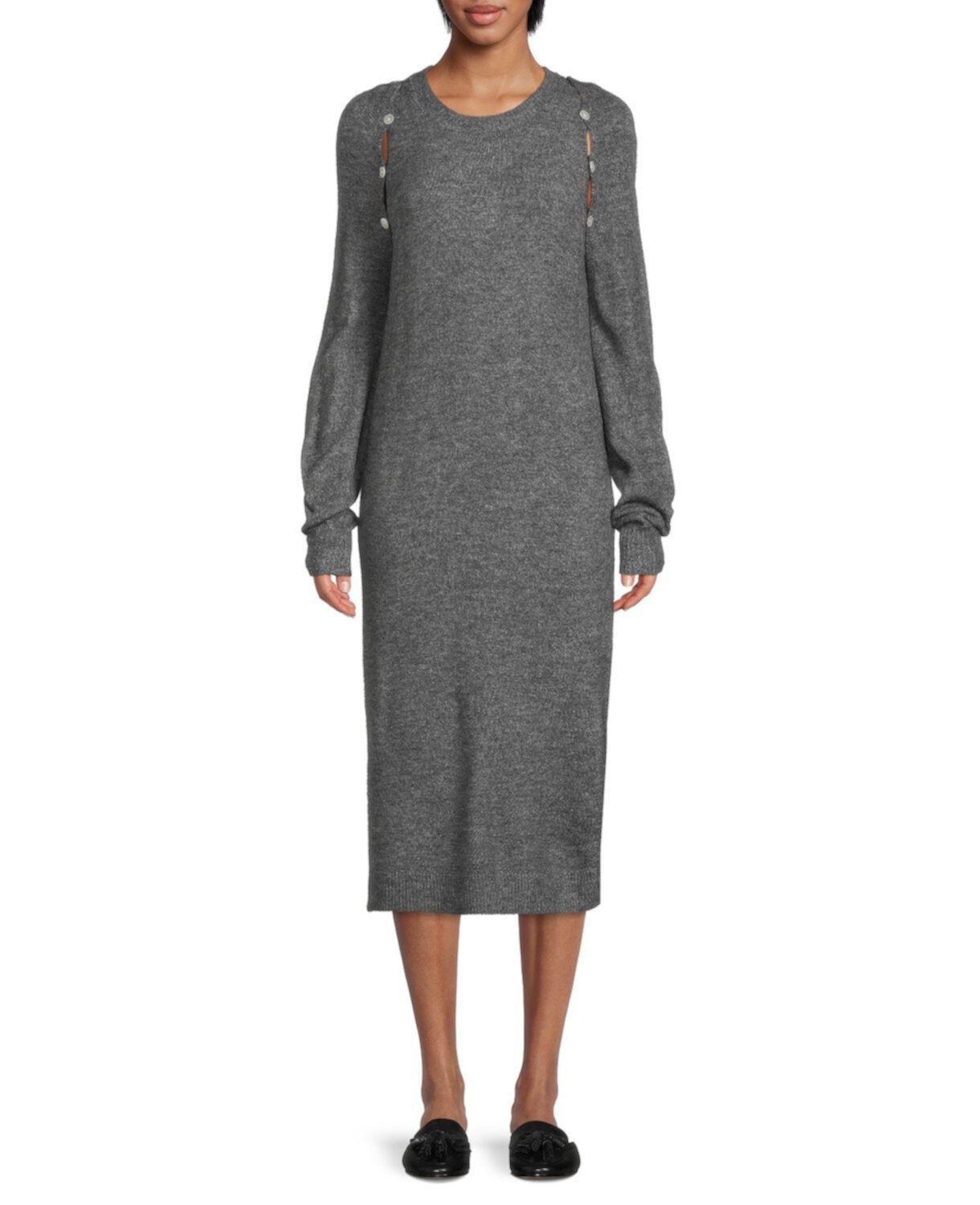 Платье-свитер с круглым вырезом STITCHDROP