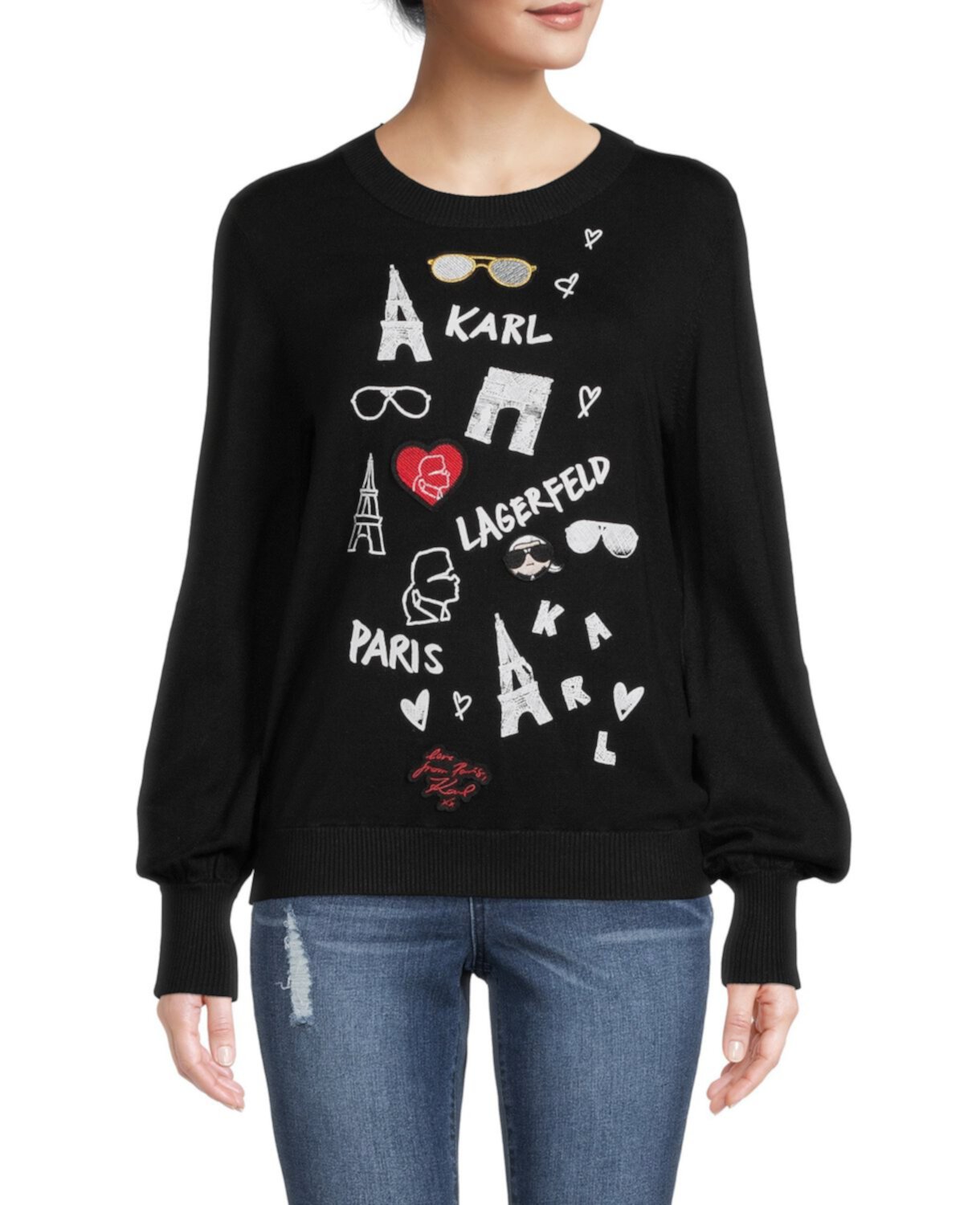 Karl paris. Hayley Sweater. Woman Christmas Sweatshirt. Купить чёрно жёлтый свитер ho ho HODL.