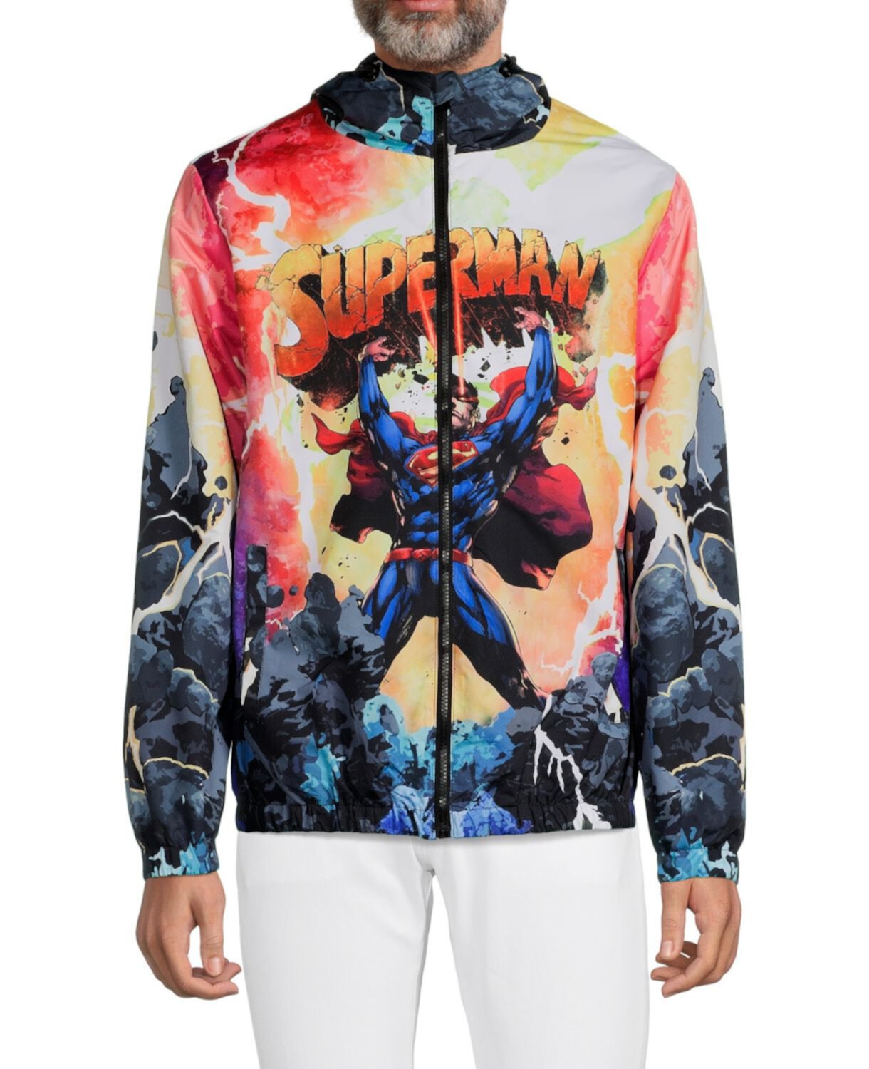 Куртка-ветровка с капюшоном DC Superman TANGO HOTEL