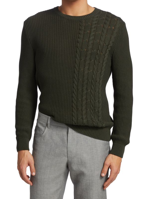Вязаный свитер с длинным рукавом Corneliani