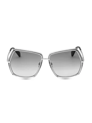 Солнцезащитные очки Elsa 61MM с геометрическим рисунком Max Mara