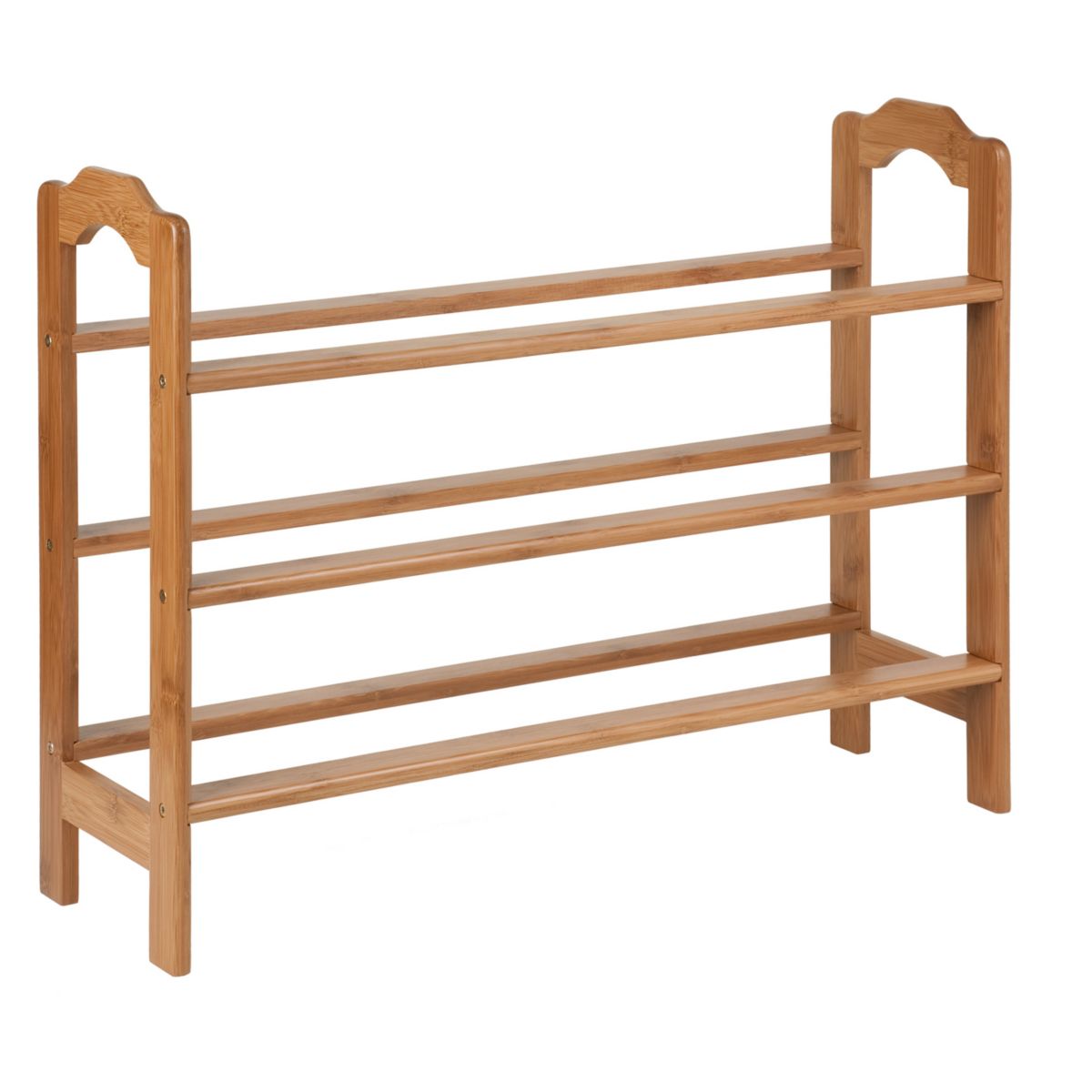 Honey-Can-Do 3 Shelf Bamboo Shoe Rack Honey-Can-Do