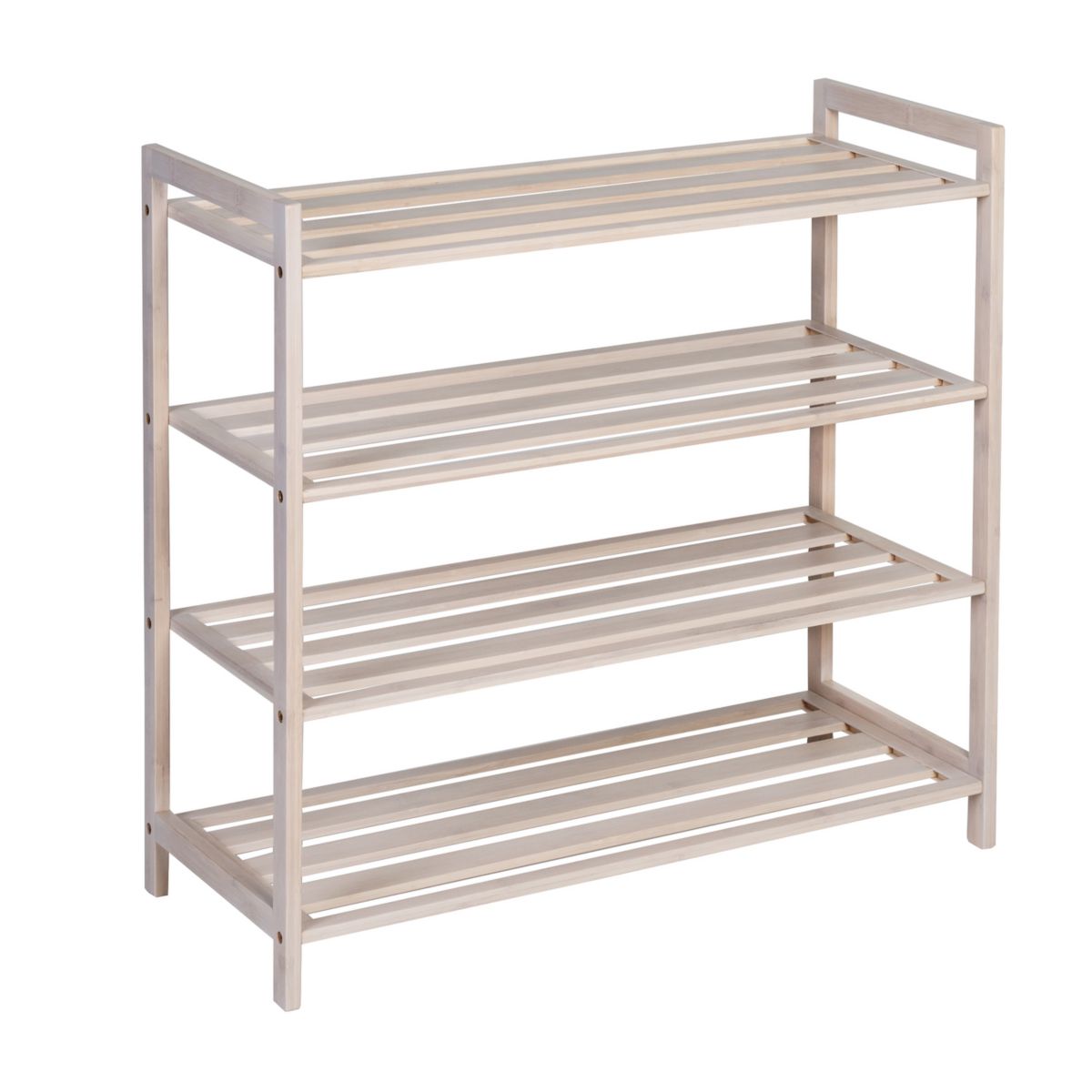 Honey-Can-Do 4-Tier Bamboo Shoe Rack Honey-Can-Do