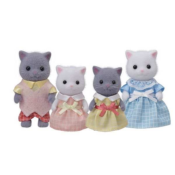 Кукла Calico Critters Семья персидских кошек, набор из 4 фигурок Calico Critters